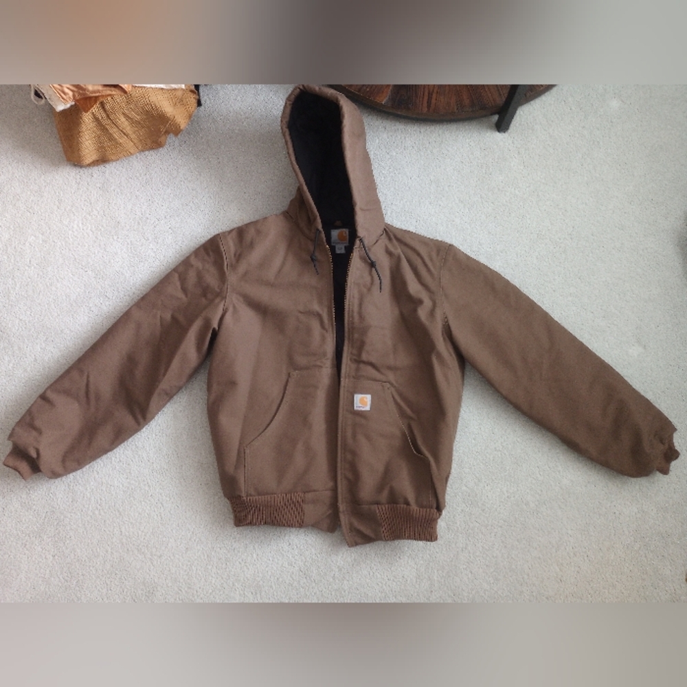 Carhartt Brown Hooded Jacket